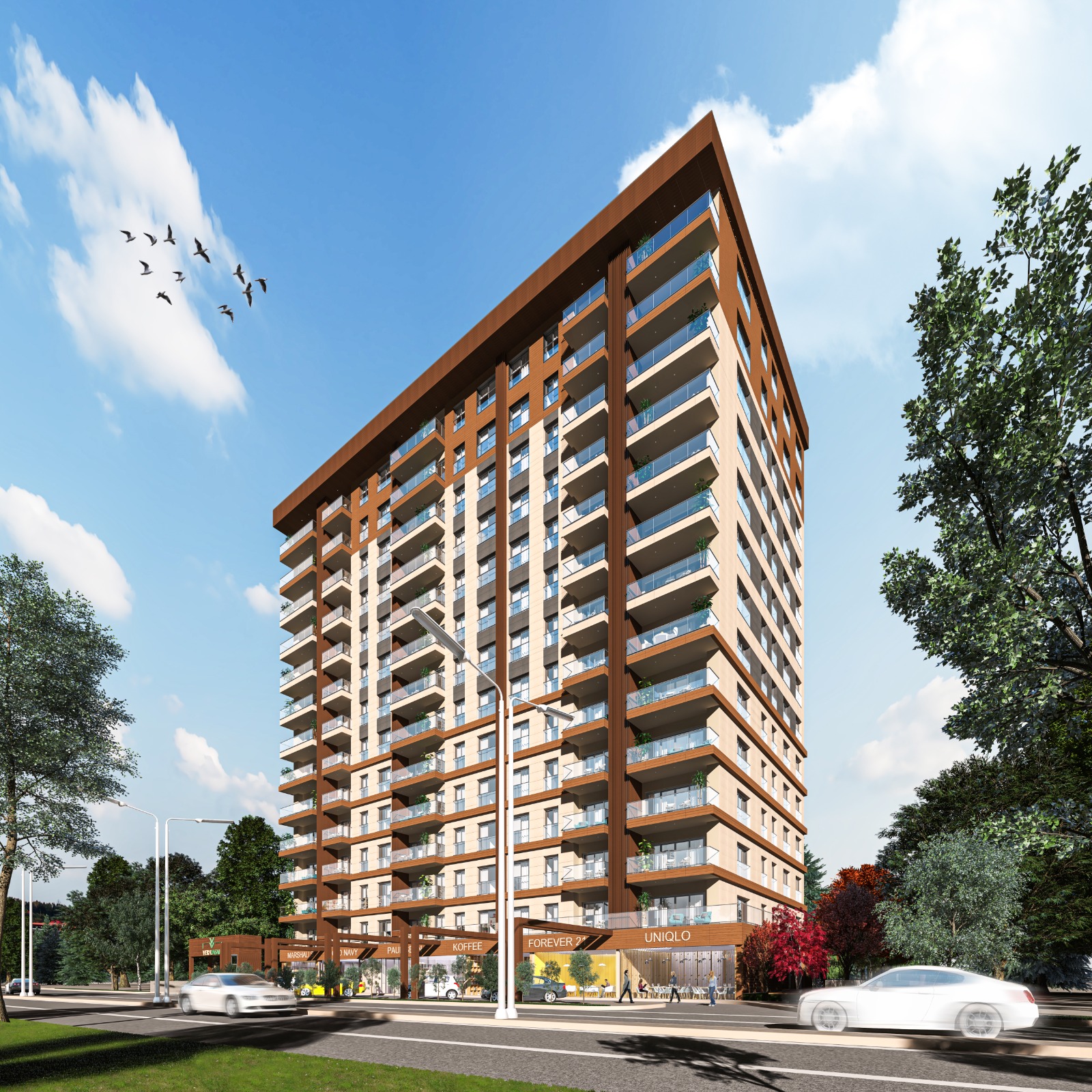 Apartments for sale near the tram station in Eyup Sultan Istanbul